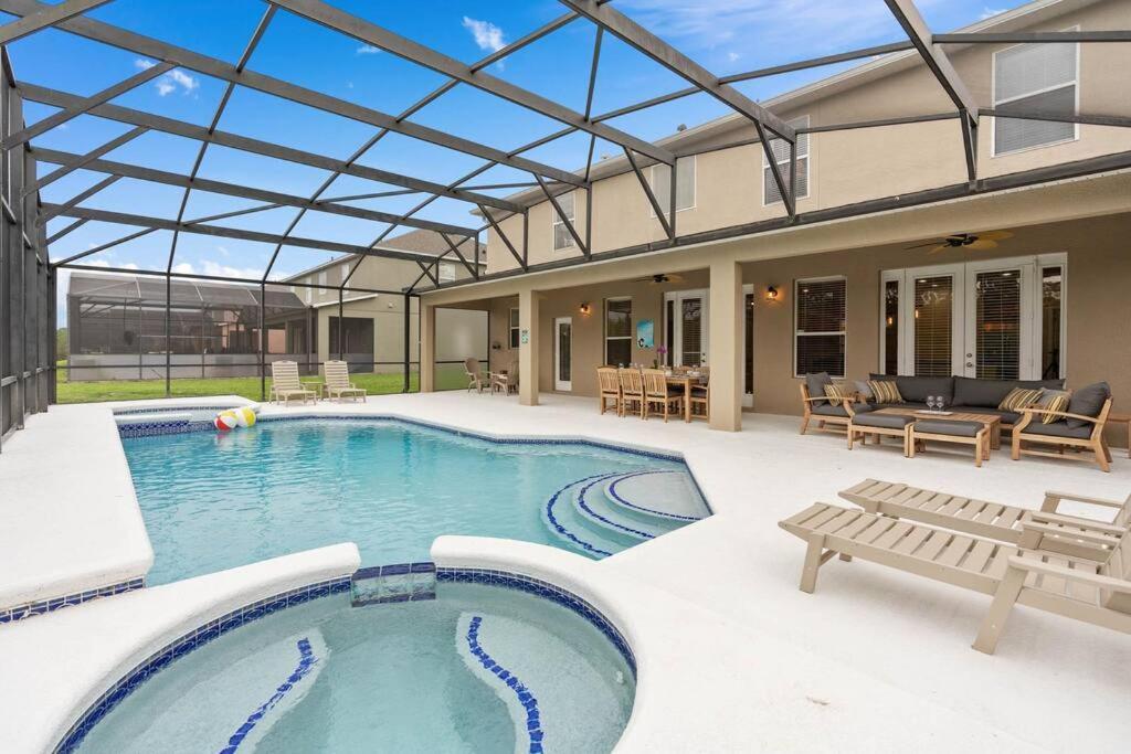 Lakeview W/8 Bedroom 5 Kingsuite 3 Miles To Disney Kissimmee Exterior foto